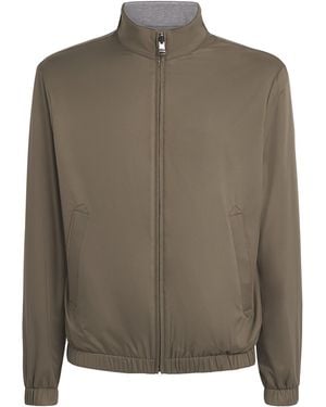 Canali Reversible Hybrid Jacket - Green