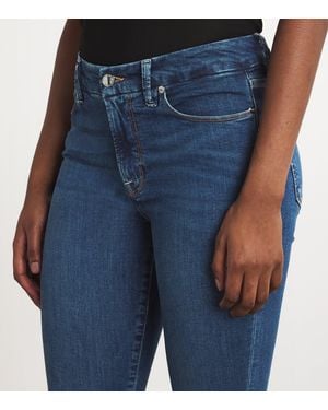 GOOD AMERICAN Good Legs Mid-Rise Skinny Jeans - Blue