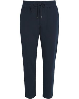 Pal Zileri Cotton-Blend Drawstring Joggers - Blue