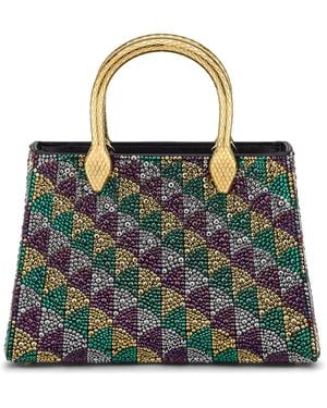 BVLGARI Crystal Serpentine Duo Top-Handle Bag - Multicolour