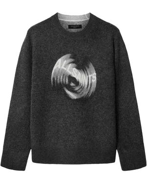 AllSaints Alpaca Wool-Blend Spinnin Jumper - Black