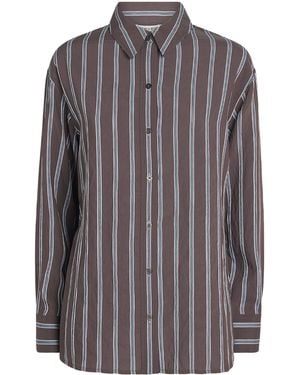 Veronica Beard Stripe Lloyd Shirt - Grey
