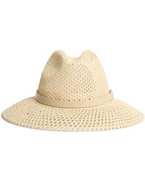 Max Mara 'Robert' Wide Brim Structured Hat in Black | Lyst
