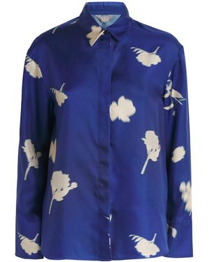 Max Mara Silk Eraclea Shirt - Blue