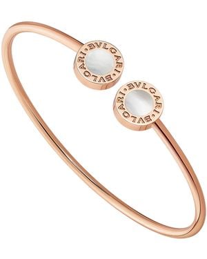 BVLGARI And Mother-Of-Pearl Bangle - White