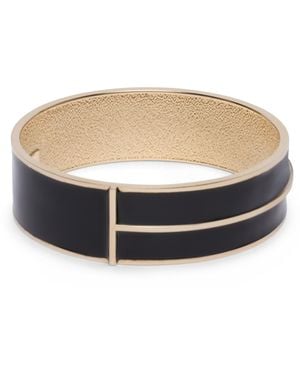 Tom Ford Wide Enamel Bangle - Black