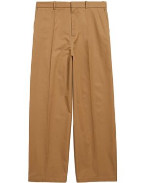 Balenciaga Large-Fit Chinos - Natural