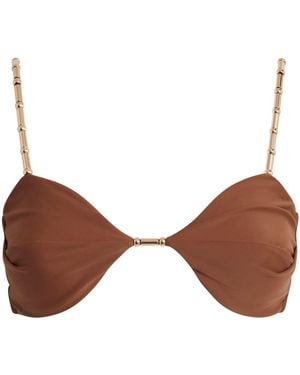 Devon Windsor Emmie Bikini Top - Brown