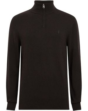 AllSaints Quarter-Zip Kilburn Jumper - Black