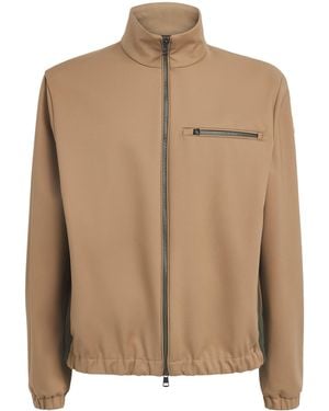 Moncler Cotton-Blend Fourioun Jacket - Brown