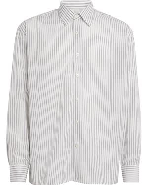 Officine Generale Stripe Gad Shirt - White
