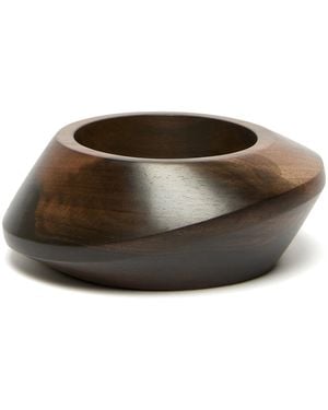 Max Mara Ebony Bangle Bracelet - Brown