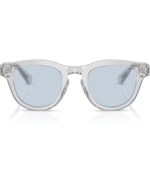 Burberry Acetate Be4477 Phantos Sunglasses - Grey