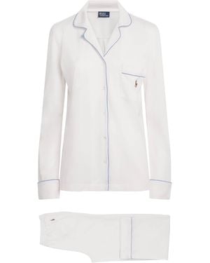 Polo Ralph Lauren Cotton-Modal Pyjama Set - White