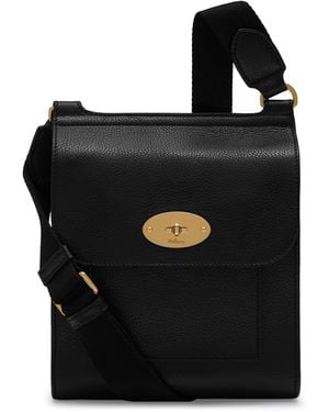 Mulberry Small Leather Antony Cross-Body Bag - Black