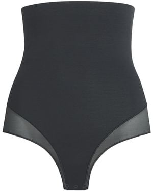 Skims Power Mesh High-Rise Briefs - Grey