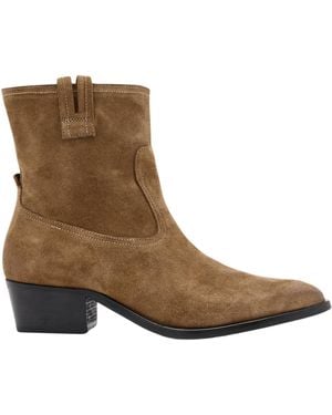 AllSaints Suede Jura Ankle Boots - Brown