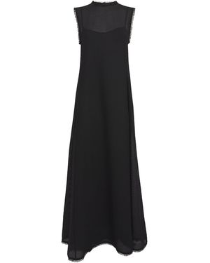 Camilla & Marc Mesh Taylor Maxi Dress - Black
