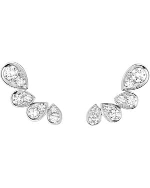Chaumet And Diamond Joséphine Ronde D'Aigrettes Earrings - Metallic
