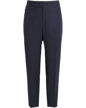 Isaia Wool-Cashmere Casalnuovo Pants - Blue