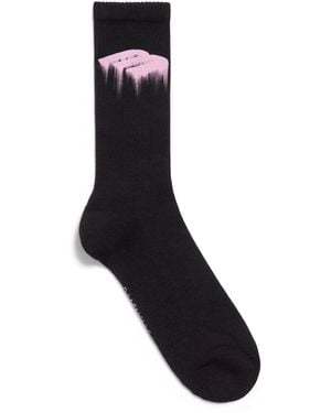 Balenciaga Wet Brush Socks - Black