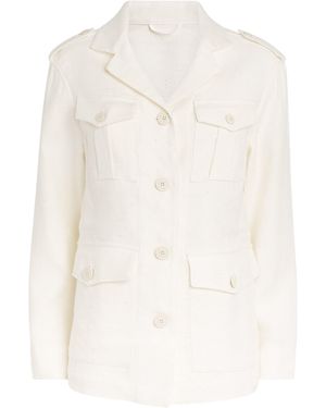 Eleventy Safari Jacket - White