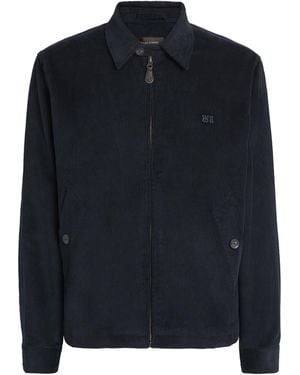 Wales Bonner Corduroy Drew Shacket - Blue
