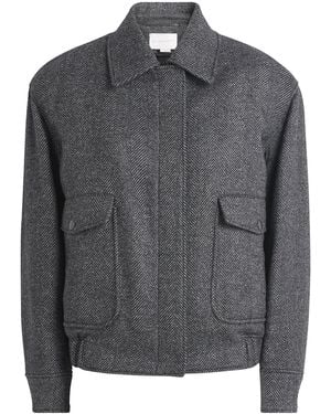 Stella McCartney Wool Herringbone Field Jacket - Grey