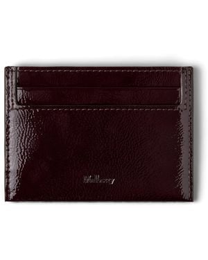 Mulberry Credit Card Slip Deep Aubergine - Brown