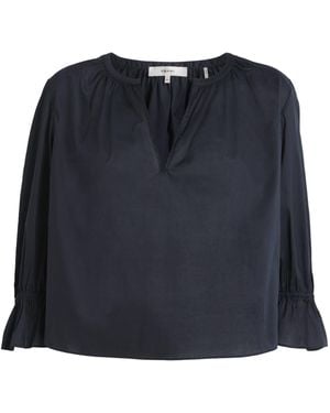 FRAME Cotton Poet Blouse - Blue