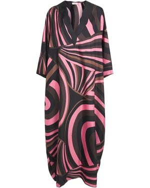 PUCCI Silk Iride Kaftan - Red