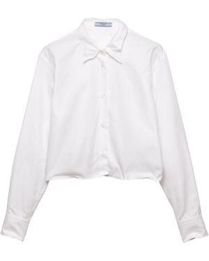 Prada Cotton Shapeable Shirt - White
