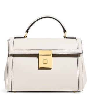 DeMellier London Leather Paris Top-Handle Bag - White