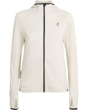 On Shoes Climate Full-Zip Hoodie - White
