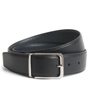 Corneliani Leather Belt - Black