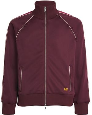 Wales Bonner Knit-Trim Essence Track Jacket - Purple