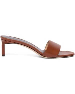 Tom Ford Calfskin Mules 55 - Brown