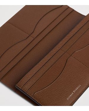 dunhill Long Capra Leather Alfred Wallet - Brown