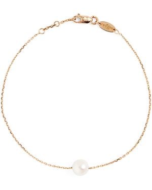 RedLine And Pearl Sensuelle Chain Bracelet - Metallic
