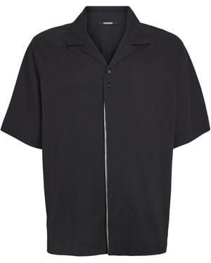 Jacquemus Cotton Jean Atelier Shirt - Black