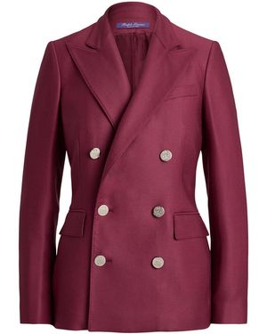 Ralph Lauren Cashmere Camden Blazer - Purple