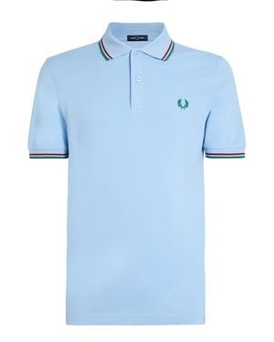 Fred Perry Twin Tipped Polo Shirt - Blue