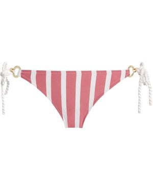 Heidi Klein Striped Tramonti Bikini Bottoms - Pink