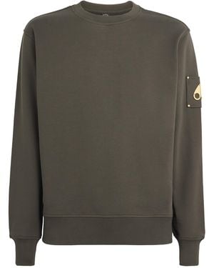 Moose Knuckles Cotton Snyder Sweatshirt - Green