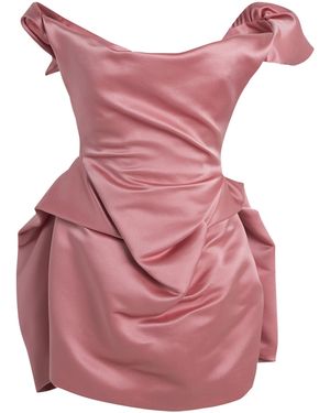 Vivienne Westwood Silk Aurora Mini Dress - Pink