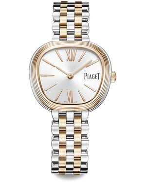 Piaget Stainless Steel And Rose Sixtie Watch - Metallic