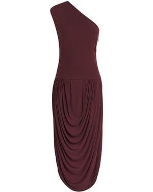 Brandon Maxwell One-Shoulder Mila Maxi Dress - Purple