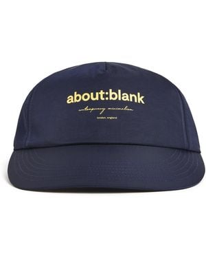 About Blank Logo Cap - Blue