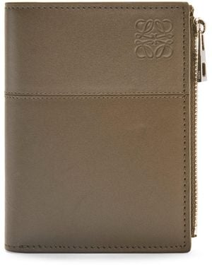 Loewe Leather Anagram Bifold Cardholder - Brown