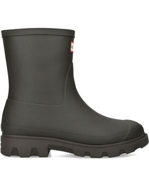 HUNTER Insulated Downpour Short Wellington Boots - Black